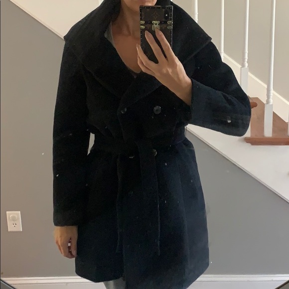 Cole Hann wool blend double breast coat - Picture 7 of 9